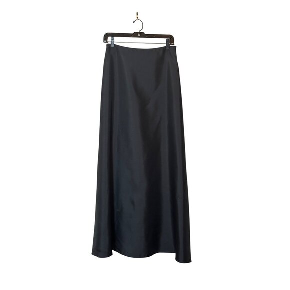 JS Collections Petite Black A-Line Maxi Skirt Size 6 Witchy Goth Halloween READ - Picture 10 of 11